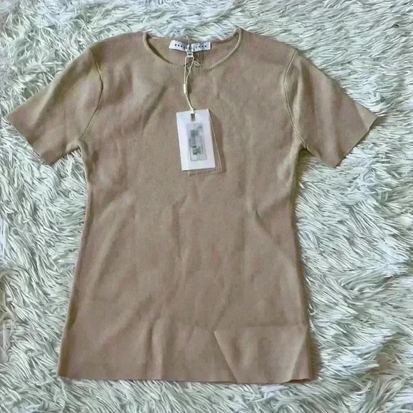 Endless Rose Women’s Back Cut-out Detail Knit Top in beige size XS - Picture 5 of 11